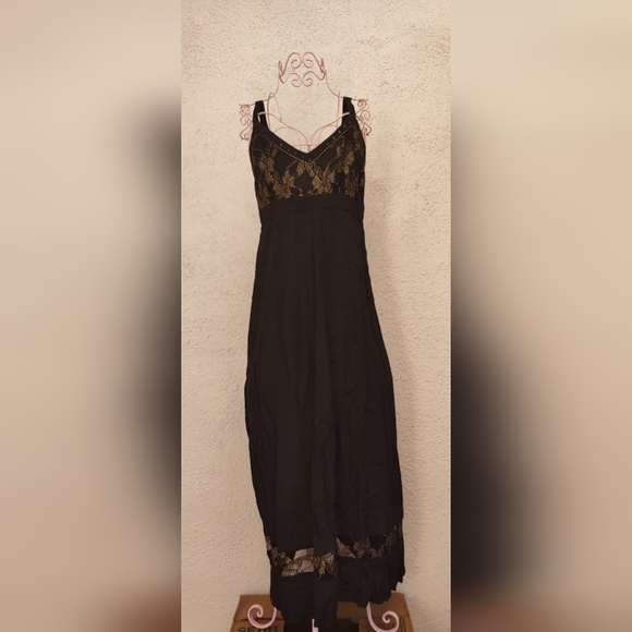 Christina Fairbanks Slip Dress Maxi Fashion Apparel Party Holiday Sexy Large - Picture 2 of 13